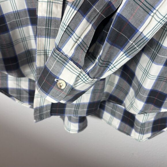 Vintage LL Bean Shirt Mens X-Large Tall Flannel Button Up Plaid Macflannel USA - Picture 4 of 7